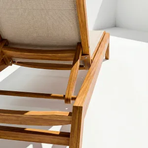 Detalle de la malla Batyline de la Asoleadora Vichada