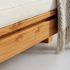 Detalle del cojín de la Banca Normandía