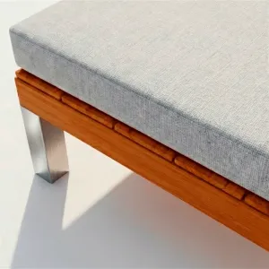 Detalle del cojín del Pouf Montecarlo Aluteca