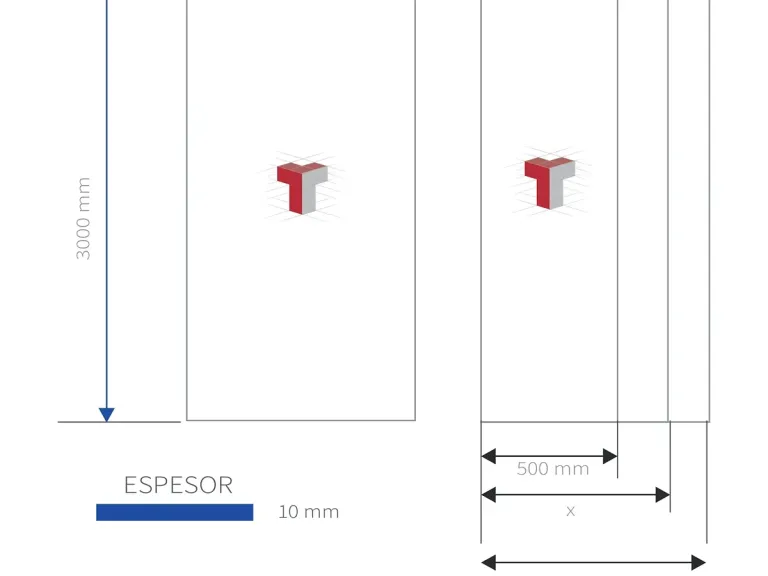 Vidrio de seguridad templado de 10 mm del sistema FlexiGlass