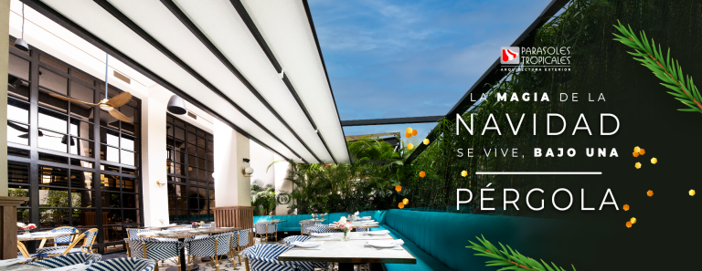 La magia de la navidad se vive bajo una pergola — ¿Cómo preparar tu negocio para navidad?