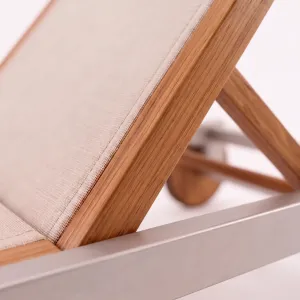 Asoleadora Sakai con Malla Aluteca, Colección Japón: detalle del acabado