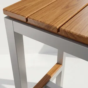 Butaca Bar Normandía Aluteca, Colección Francia: detalle del acabado