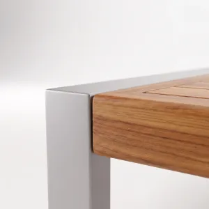 Mesa Auxiliar Japón Aluteca, Colección Japón: detalle del acabado