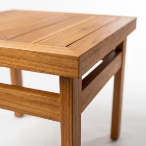 Mesa Auxiliar Sakata, Colección Japón: detalle del acabado