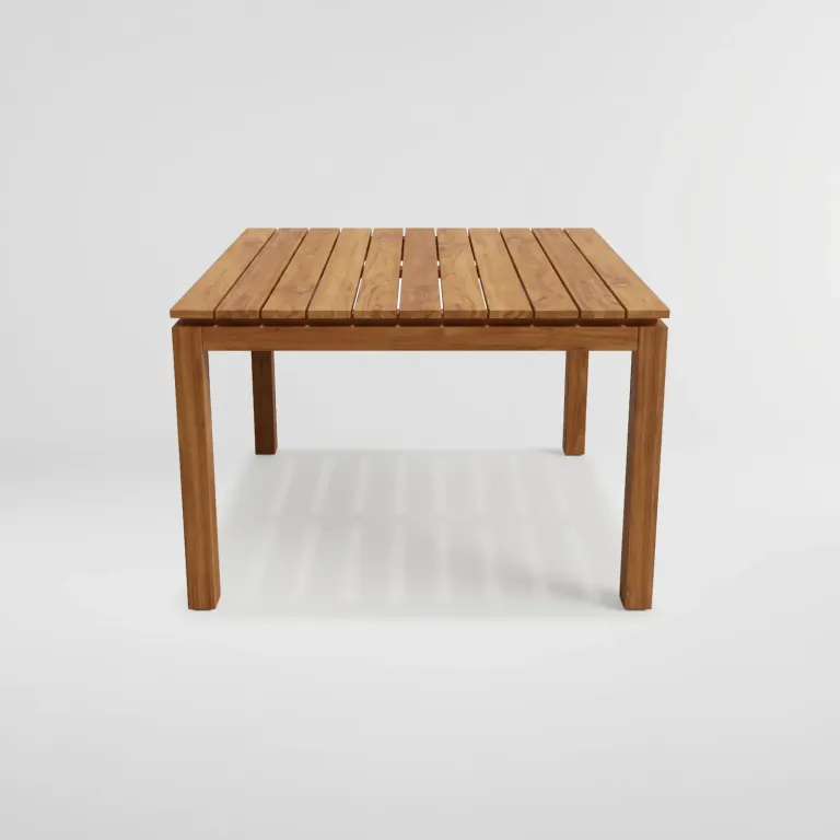 Mesa Cuadrada Alpes, Colección Francia: vista completa en estudio