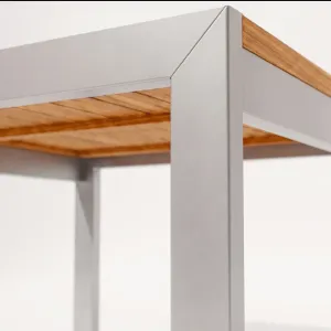 Mesa Sappai Aluteca, Colección Japón: detalle del acabado