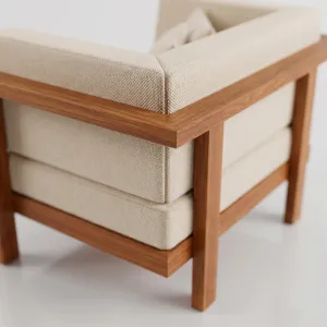 Poltrona Montecarlo, Colección Francia: detalle del acabado