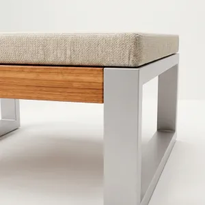 Pouf Japón Aluteca, Colección Japón: detalle del acabado