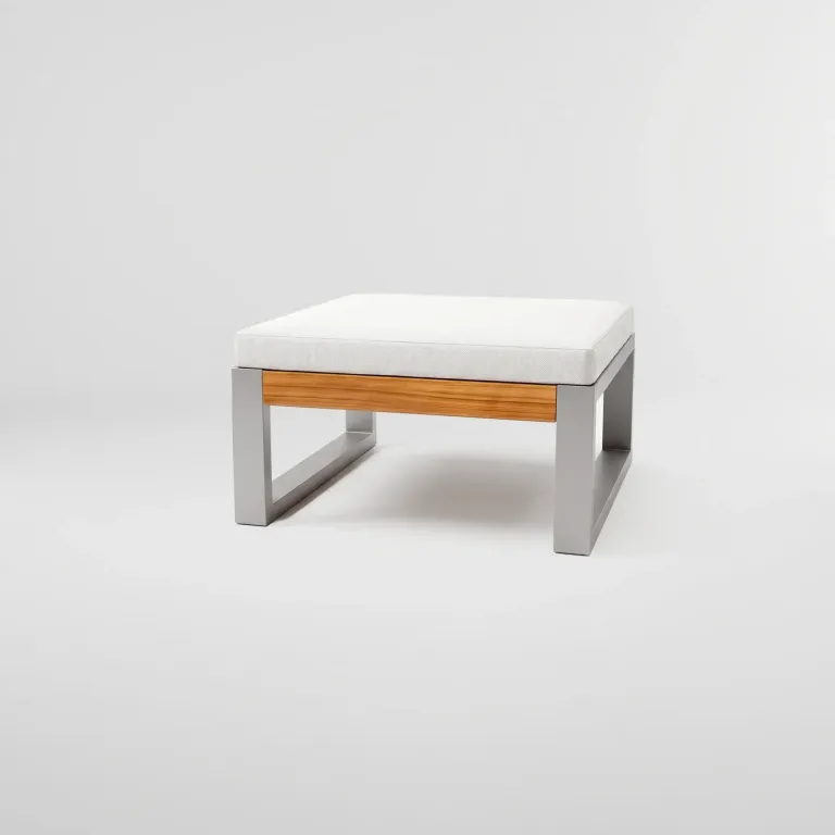 Pouf Japón Aluteca, Colección Japón: vista completa en estudio