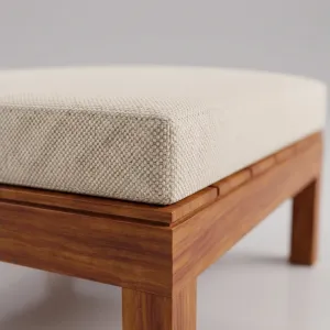 Pouf Montecarlo, Colección Francia: detalle del acabado