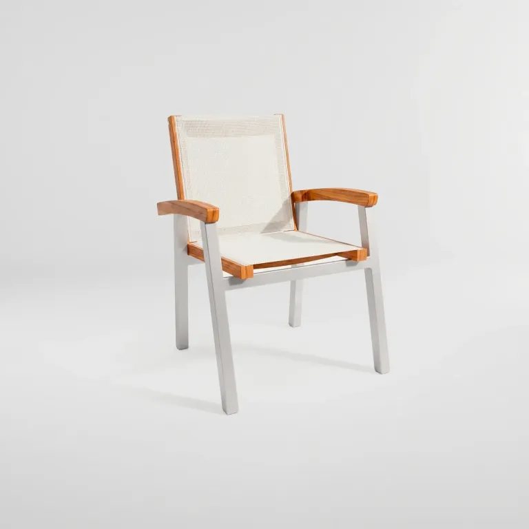 Silla Apilable Tokio, Colección Japón: vista completa en estudio